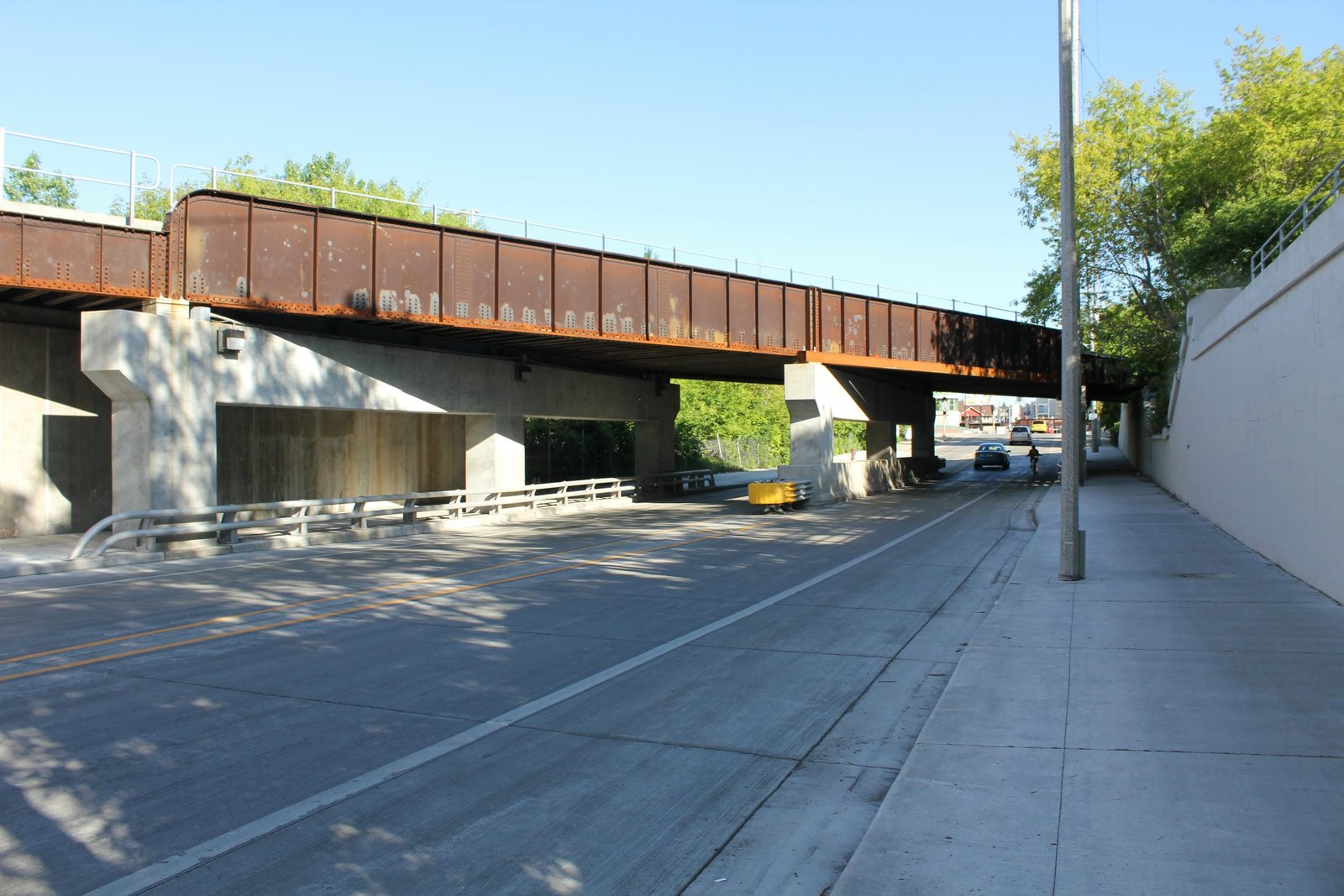 Replaced bridge (A-314 1/2) to north